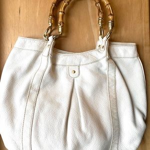 J. Crew Las Palmas Tote with Bamboo Handles